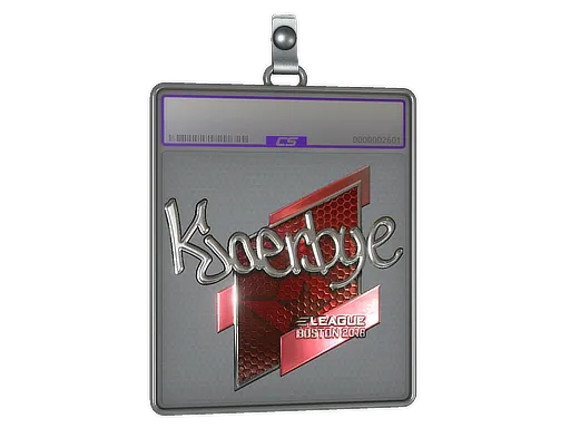 Sticker Slab | Kjaerbye (Foil) | Boston 2018
