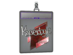 Sticker Slab | Kjaerbye (Foil) | Boston 2018
