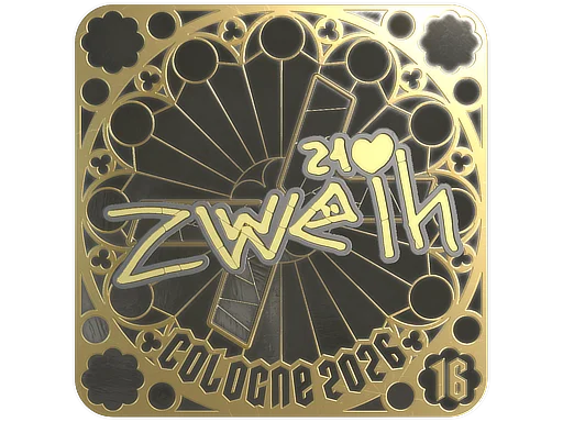 Sticker | zweih (Gold, Ranked) | Cologne 2026