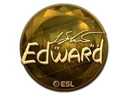 Sticker | Edward (Gold) | Katowice 2019