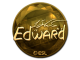 Sticker | Edward (Gold) | Katowice 2019