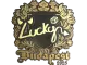 Sticker | Lucky (Gold) | Budapest 2025 CS2 skin