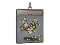 Sticker Slab | ZywOo (Gold) | Antwerp 2022
