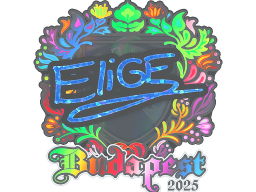 Sticker | EliGE (Holo) | Budapest 2025