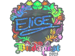 Sticker | EliGE (Holo) | Budapest 2025