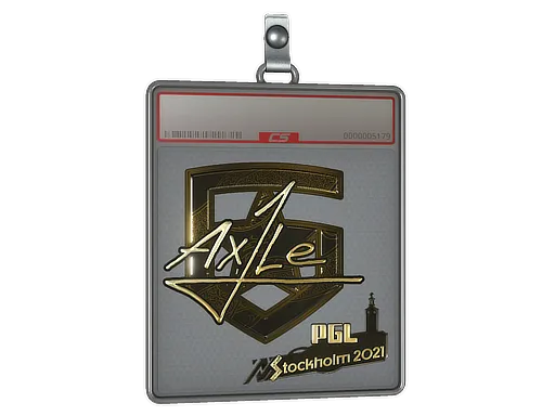 Sticker Slab | Ax1Le (Gold) | Stockholm 2021