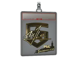 Sticker Slab | Ax1Le (Gold) | Stockholm 2021