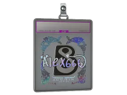 Sticker Slab | alex666 (Holo) | Austin 2025