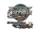 Sticker | karrigan (Holo, Champion) | Antwerp 2022