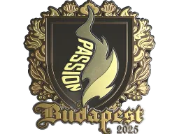 Sticker | Passion UA (Gold) | Budapest 2025