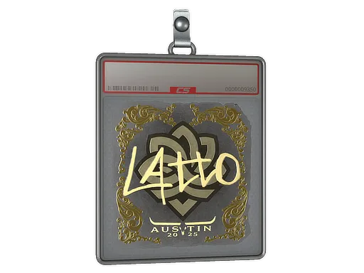 Sticker Slab | latto (Gold) | Austin 2025