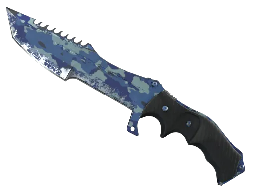 ★ StatTrak™ Huntsman Knife | Bright Water (Well-Worn)