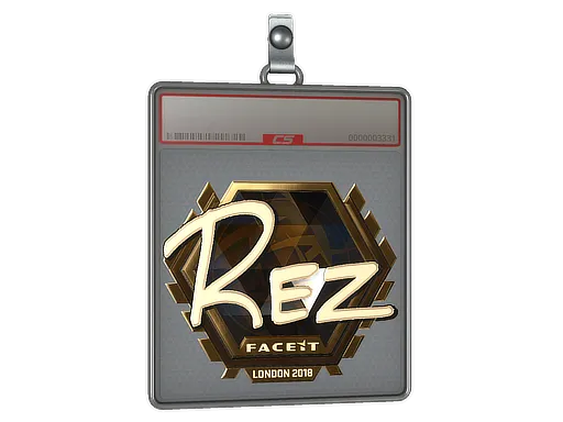 Sticker Slab | REZ (Gold) | London 2018