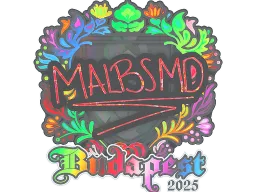 Sticker | malbsMd (Holo) | Budapest 2025