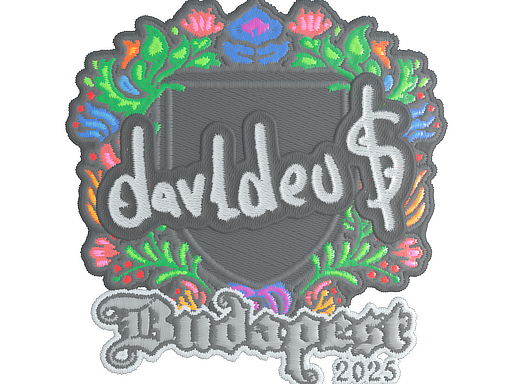 Sticker | dav1deuS (Embroidered) | Budapest 2025