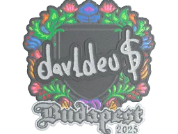 Sticker | dav1deuS (Embroidered) | Budapest 2025