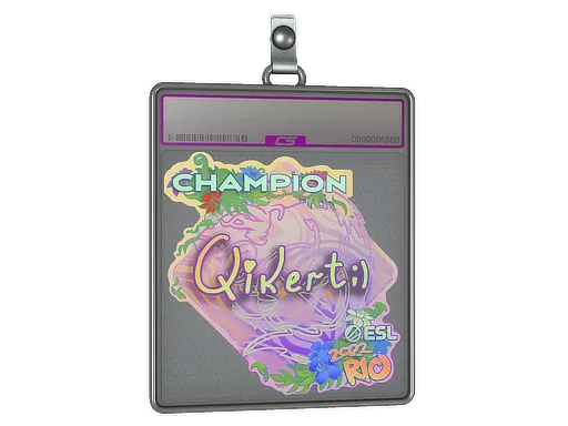 Sticker Slab | qikert (Holo, Champion) | Rio 2022