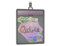 Sticker Slab | qikert (Holo, Champion) | Rio 2022
