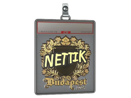Sticker Slab | nettik (Gold) | Budapest 2025