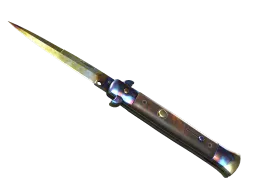 ★ StatTrak™ Stiletto Knife | Case Hardened (Well-Worn)