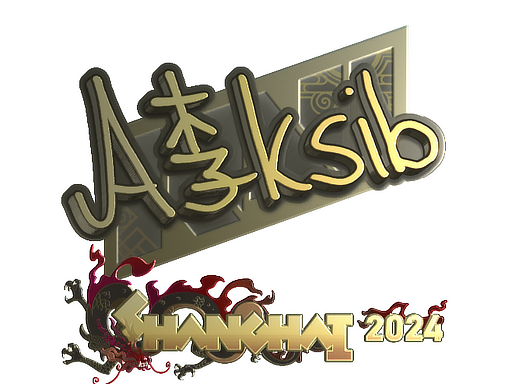 Sticker | Aleksib (Gold) | Shanghai 2024