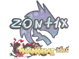 Sticker | zont1x (Holo) | Shanghai 2024