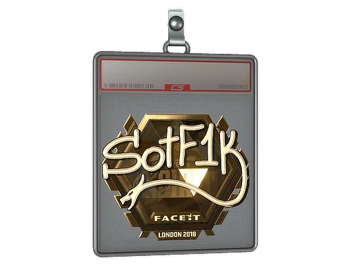 Sticker Slab | S0tF1k (Gold) | London 2018