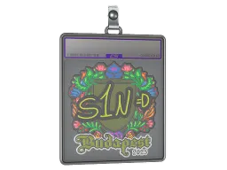 Sticker Slab | s1n (Embroidered) | Budapest 2025
