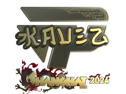 Sticker | kauez (Gold) | Shanghai 2024