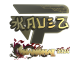 Sticker | kauez (Gold) | Shanghai 2024