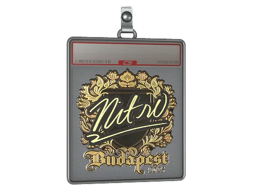Sticker Slab | nitr0 (Gold) | Budapest 2025