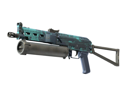 StatTrak™ PP-Bizon | Cobalt Halftone (Minimal Wear)