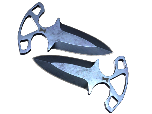 ★ StatTrak™ Shadow Daggers | Blue Steel (Battle-Scarred)