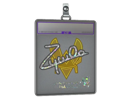Sticker Slab | ZywOo (Glitter) | Antwerp 2022