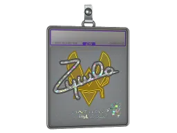 Sticker Slab | ZywOo (Glitter) | Antwerp 2022