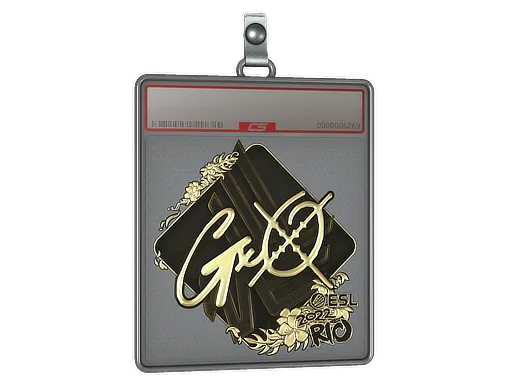 Sticker Slab | gxx- (Gold) | Rio 2022
