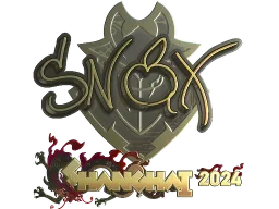 Sticker | Snax (Gold) | Shanghai 2024