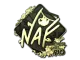 Sticker | NAF (Gold) | Rio 2022 CS2 skin