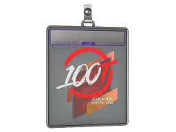 Sticker Slab | 100 Thieves (Holo) | Boston 2018