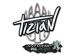 Sticker | tiziaN (Glitter) | Antwerp 2022