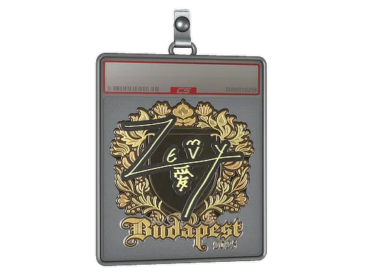 Sticker Slab | zevy (Gold) | Budapest 2025