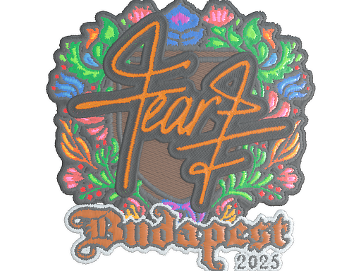 Sticker | fEAR (Embroidered) | Budapest 2025
