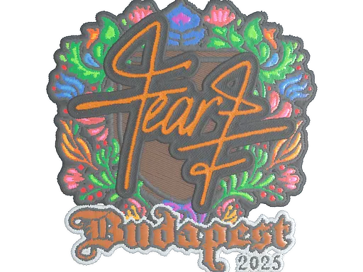 Sticker | fEAR (Embroidered) | Budapest 2025