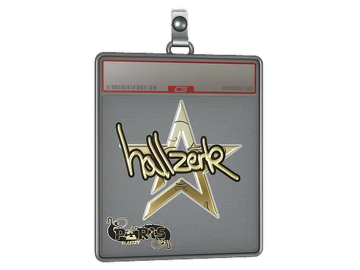 Sticker Slab | hallzerk (Gold) | Paris 2023