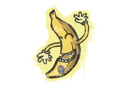 Sealed Graffiti | Banana