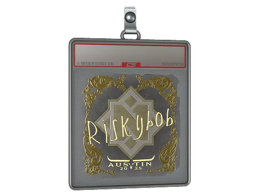 Sticker Slab | riskyb0b (Gold) | Austin 2025