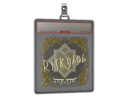 Sticker Slab | riskyb0b (Gold) | Austin 2025