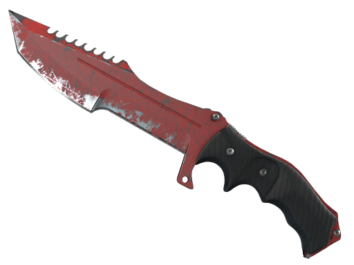 ★ Huntsman Knife | Crimson Web (Well-Worn)