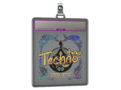 Sticker Slab | Techno4K (Holo) | Austin 2025
