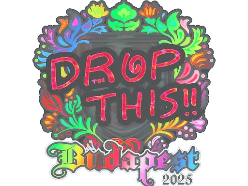 Sticker | drop (Holo) | Budapest 2025